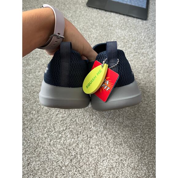NWT Skechers Go Walk Max Wide Width Sneaker Slip On Comfort Navy Blue Size 11.5 - Picture 9 of 10